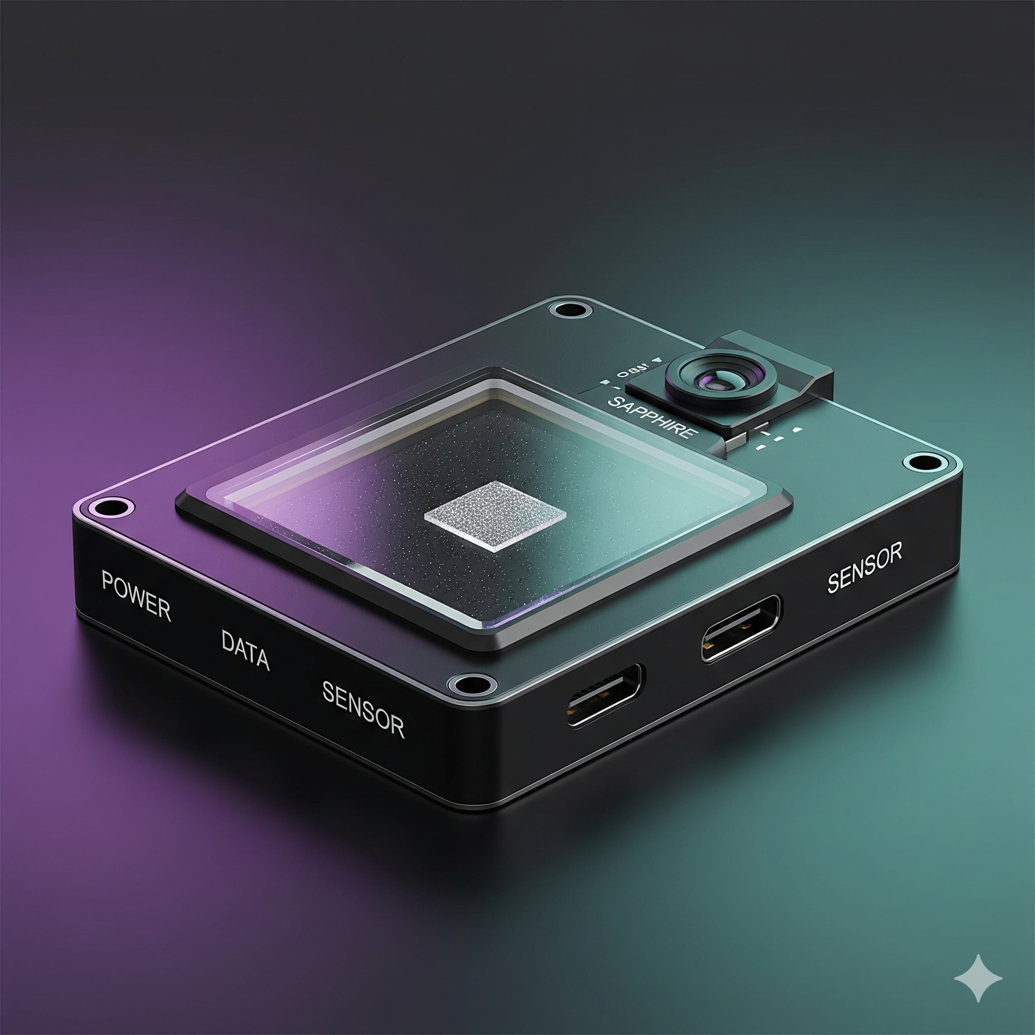 Minimal hardware mock representing sensor module